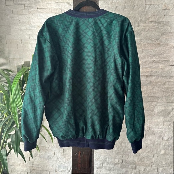 Masters Sunderland of Scotland VTG Golf Plaid Weatherbeater Pullover Size Small - Picture 8 of 8